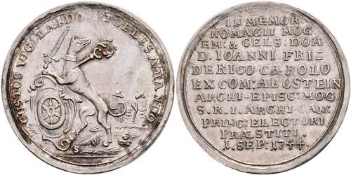 Medals Johann Friedrich Karl from ... 