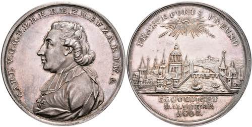 Medals Frankfurt, Carl Theodor ... 
