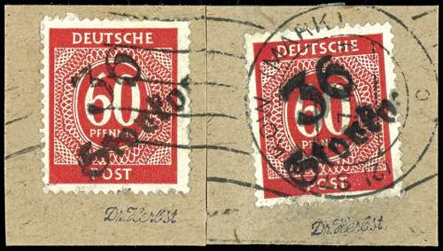 Hand Overprint Numeral Issue - ... 