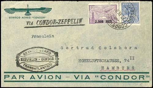 Zeppelin Mail 1931, 2. South ... 