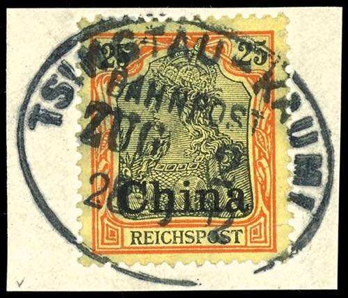 Deutsche Post in China Stempel 10 ... 