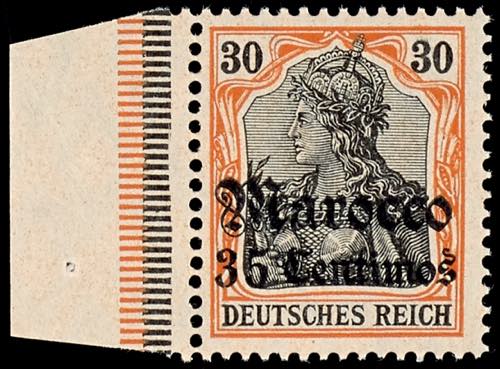 Morocco 30 penny German Reich with ... 