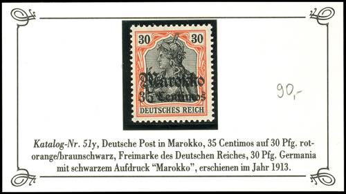 Deutsche Post in Marokko 35 ... 
