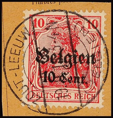 German Occupation of Belgium ... 