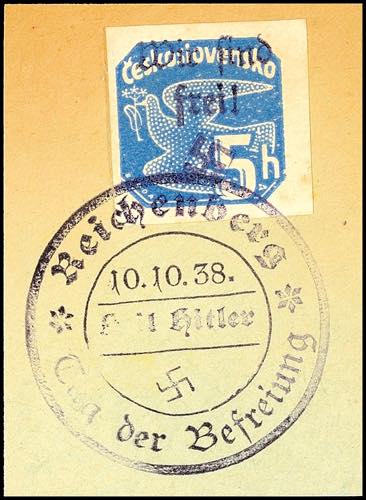 Reichenberg 5 H newspaper stamp ... 