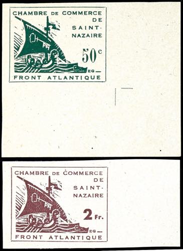St. Nazaire 50 C. And 2 Fr. ... 
