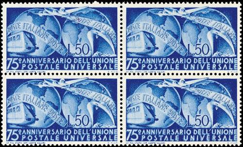 Italy 50 L. Universal Postal ... 