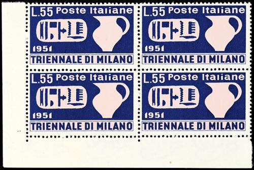 Italy 20 and 55 L. Triennale from ... 