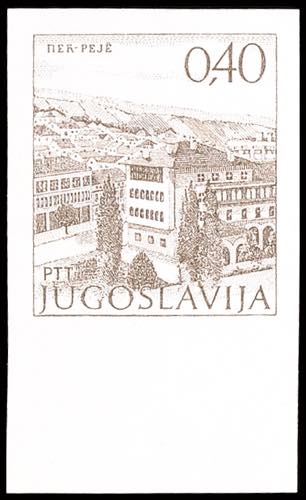 Jugoslavia 0, 40 Din. Places of ... 