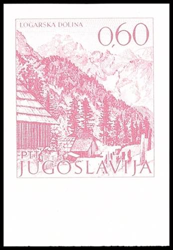 Jugoslavia 0, 60 Din. Unperforated ... 