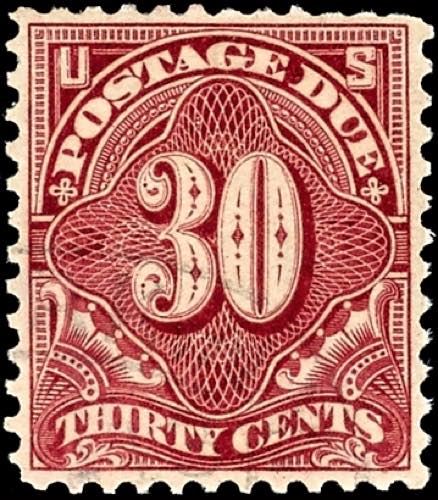 Postage Due Stamps 30 C. Dark ... 