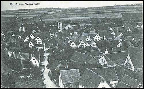 Picture postcards WENKHEIM, 1917, ... 