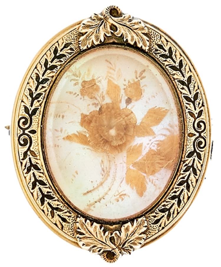 Brooches Medallion brooch, middle ... 