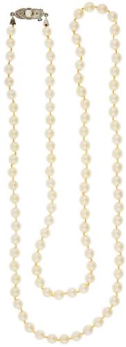 Necklaces Mikimoto Champagne pearl ... 