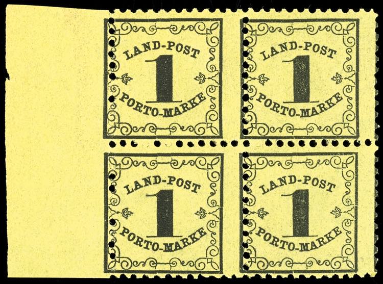 Postage Use Stamps Baden 1 kreuzer ... 