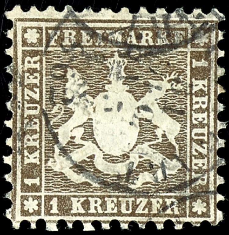 Württemberg 1 Kr. Wappen ... 
