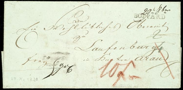 Prussia - Pre-stamp Mail 1820, ... 
