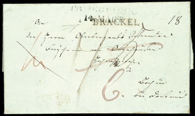 Prussia - Pre-stamp Mail 1822, ... 
