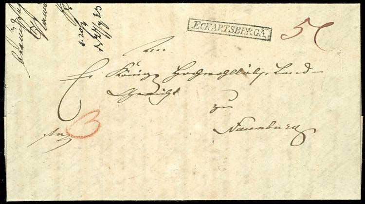 Prussia - Pre-stamp Mail 1823, ... 