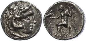 Macedonia, colophon, drachm (4, ... 