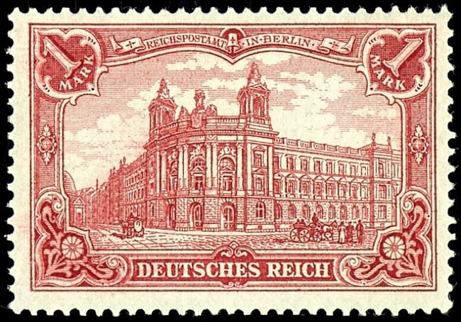 German Reich 1 M. Carmine red, ... 