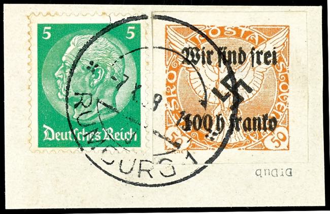 Rumburg 50 H. Newspaper stamp, ... 