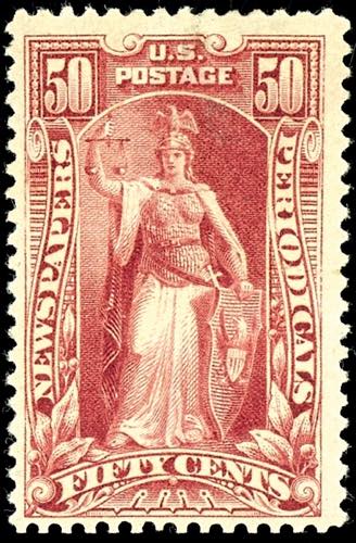 USA Newspaper Stamps 50 c. ... 