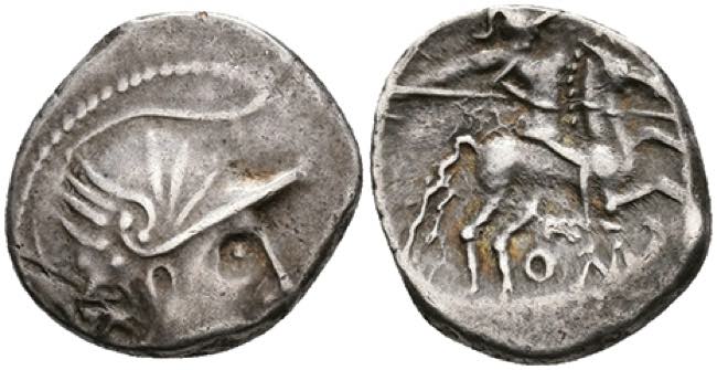 Coins Celts Gaul, quinarius (2, 15 ... 
