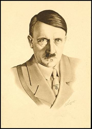 Portrait Cards Adolf Hitler, ... 
