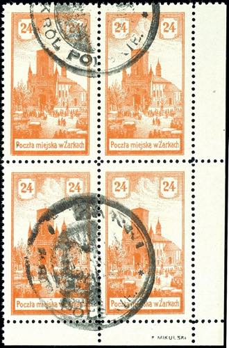 Zarki 6 H. To 24 H. Postal stamps, ... 
