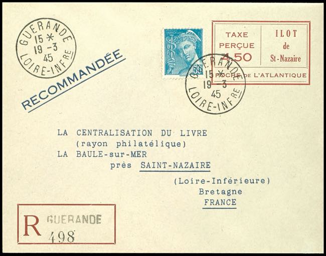 St. Nazaire 4, 50 Fr. Postal ... 