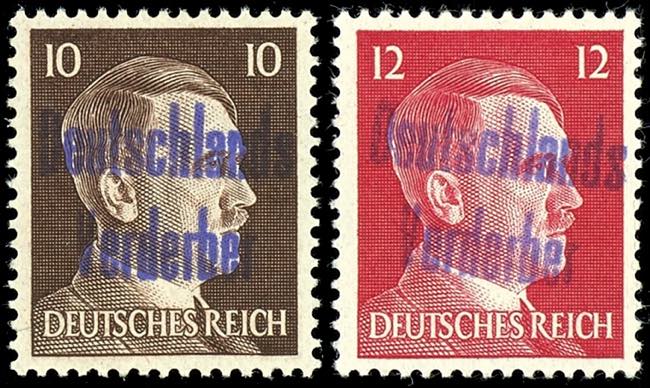 Meißen 10 and 12 Pf engraved ... 