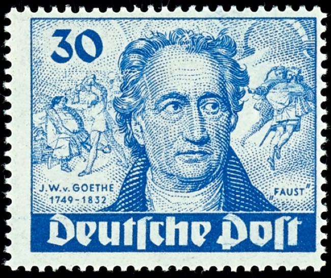 Berlin 10 - 30 Pfg. Goethe, ... 