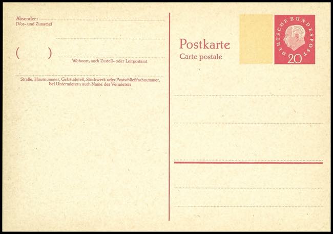 Federation Postal Stationary 20 ... 