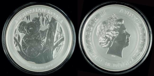 Australia 30 Dollars silver, 2013, ... 