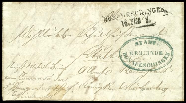 Baden - Vorphilatelie 1849, 19.2: ... 