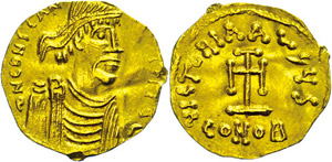 Coins Byzantium Constantine IV. ... 