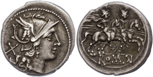 Münzen Römische Republik Denar ... 