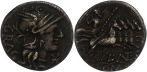 Coins Roman Republic L. Antestius ... 