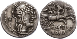Coins Roman Republic M. Opimius, ... 