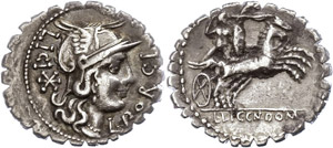 Coins Roman Republic L. Licinius ... 