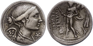 Coins Roman Republic L. Valerius ... 