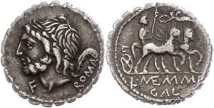Coins Roman Republic L. Memmius ... 