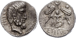 Coins Roman Republic L. Titurius ... 