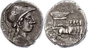 Coins Roman Republic L. Rubrius ... 