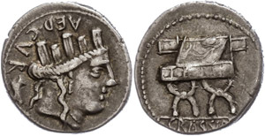 Coins Roman Republic P. Furius ... 