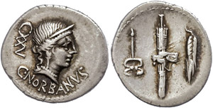 Coins Roman Republic C. Norbanus, ... 
