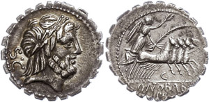 Coins Roman Republic Q. Antonius ... 