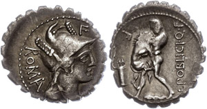 Coins Roman Republic C. Poblicius ... 
