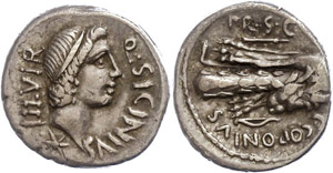 Coins Roman Republic Q. Sicinius, ... 